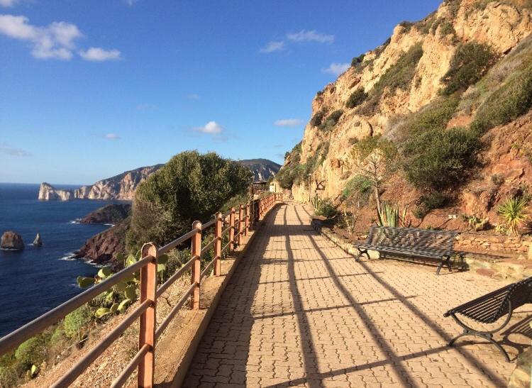 Appartamento "Magnifica Vista Sul Mare" Nebida Dış mekan fotoğraf